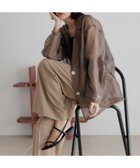 【ローリーズファーム/LOWRYS FARM】のシアージャケットLS 人気、トレンドファッション・服の通販 founy(ファニー) ファッション Fashion レディースファッション Ladies' Fashion Online アウター Coat Outerwear ジャケット Jackets シアー Sheer ジャケット Jacket ダブル Double テーラード Tailored エレガント 上品 Elegant 夏 Summer thumbnail チャコールグレー|ID: prp329100004512131 ipo3291000000032609794