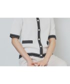 【インデックス/INDEX】のバイカラークルーネックカーディガン/オーガニックコットン混【UV/洗濯機洗い可】 人気、トレンドファッション・服の通販 founy(ファニー) ファッション Fashion レディースファッション WOMEN トップス・カットソー Tops/Tshirt カーディガン Cardigans なめらか Smooth カーディガン Cardigan クラシカル Classical ポケット Pocket 半袖 Short Sleeve 羽織 Haori thumbnail オフホワイト|ID: prp329100004512175 ipo3291000000031992650