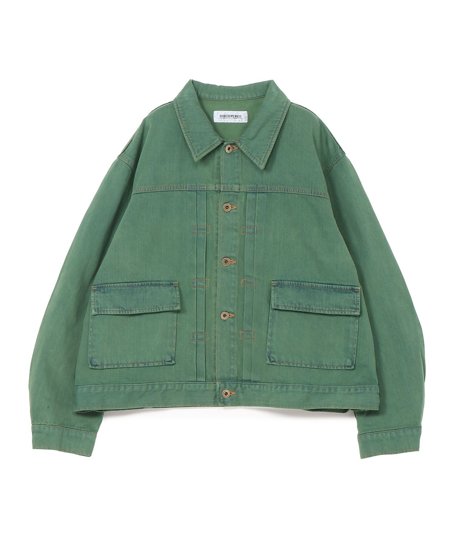 【ディスカバード/DISCOVERED】のCOLOR DYE DENIM BLOUSON 人気、トレンドファッション・服の通販 founy(ファニー) 　ファッション　Fashion　レディースファッション　WOMEN　アウター　Coat Outerwear　ブルゾン　Blouson/Jackets　ジャケット　Jacket　デニム　Denim　 other-1|ID: prp329100004512369 ipo3291000000031876232