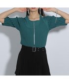 【ハレ/HARE】のレイヤードリブニット 人気、トレンドファッション・服の通販 founy(ファニー) ファッション Fashion レディースファッション WOMEN トップス・カットソー Tops/Tshirt ニット Knit Tops おすすめ Recommend アシンメトリー Asymmetry インナー Inner カーディガン Cardigan ジャケット Jacket リブニット Rib Knit 半袖 Short Sleeve thumbnail ブルーグリーン80|ID: prp329100004512617 ipo3291000000031958208