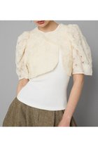 【ヘリンドットサイ/HeRIN.CYE】のFlower lace bolero WHT|ID: prp329100004512642 ipo3291000000031878543