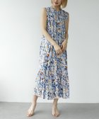 【スリーフォータイム/Three Four Time】の/レーヨンティアードシャツワンピース 人気、トレンドファッション・服の通販 founy(ファニー) ファッション Fashion レディースファッション Ladies' Fashion Online ワンピース Dress シャツワンピース Shirt Dresses ギャザー Gather フラワー Flower thumbnail ブルー|ID: prp329100004512645 ipo3291000000032671500