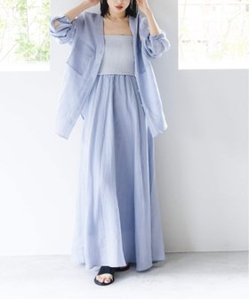 【ノーブル / スピック&スパン/NOBLE / Spick & Span】のラミーニットベアトップワンピース 人気、トレンドファッション・服の通販 founy(ファニー) ファッション Fashion レディースファッション WOMEN ワンピース Dress エレガント 上品 Elegant ギャザー Gather サマー Summer ジャケット Jacket ストレッチ Stretch セットアップ Set Up ドッキング Docking フィット Fit フレア Flare 夏 Summer 春 Spring S/S・春夏 Ss・Spring/Summer |ID:prp329100004512684