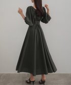 【ジュノア/JUNOAH】のCENEA 2wayリネン混フレアワンピース チャコール|ID: prp329100004512705 ipo3291000000031990539