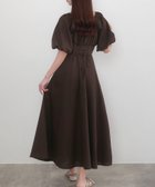 【ジュノア/JUNOAH】のCENEA 2wayリネン混フレアワンピース ダークブラウン|ID: prp329100004512705 ipo3291000000031990540