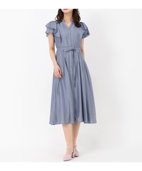 【ミッシュマッシュ/MISCH MASCH】の2025SS ダブルフリルシャツワンピース/MM527406 人気、トレンドファッション・服の通販 founy(ファニー) ファッション Fashion レディースファッション WOMEN ワンピース Dress シャツワンピース Shirt Dresses 2025年 2025 2025春夏・S/S Ss,Spring/Summer,2025 おすすめ Recommend ショート Short スキッパー Skipper ダブル Double フリル Frills リボン Ribbon |ID:prp329100004512751