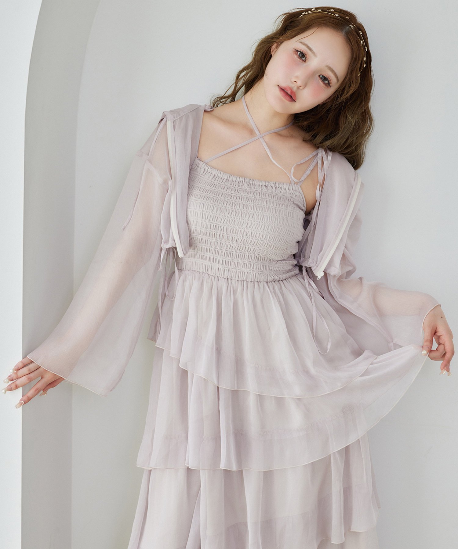 【ナイスクラップ/NICE CLAUP】のシアーパーカー インテリア・キッズ・メンズ・レディースファッション・服の通販 founy(ファニー) 　ファッション　Fashion　レディースファッション　WOMEN　トップス・カットソー　Tops/Tshirt　パーカ　Sweats　2025年　2025　2025春夏・S/S　Ss,Spring/Summer,2025　おすすめ　Recommend　キャミソール　Camisole　シンプル　Simple　スリット　Slit　スリーブ　Sleeve　セットアップ　Set Up　タイトスカート　Tight Skirt　ノースリーブ　No Sleeve　ビスチェ　Bustier　フレア　Flare　ボトム　Bottom　夏　Summer　定番　Standard　ラベンダー|ID: prp329100004512771 ipo3291000000031879925