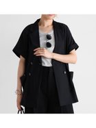【ヴァン/Vin】のシアーストライプドルマンジャケット 人気、トレンドファッション・服の通販 founy(ファニー) ファッション Fashion レディースファッション WOMEN アウター Coat Outerwear ジャケット Jackets リラックス Relax 軽量 Lightweight thumbnail ブラック|ID: prp329100004512774 ipo3291000000032289587