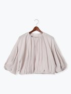 【テチチ/Te chichi】のタックギャザーバルーンスリーブブルゾン 人気、トレンドファッション・服の通販 founy(ファニー) ファッション Fashion レディースファッション WOMEN アウター Coat Outerwear ブルゾン Blouson/Jackets エアリー Airy ブルゾン Blouson 夏 Summer thumbnail グレー|ID: prp329100004512789 ipo3291000000031880052