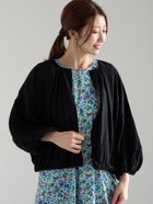 【テチチ/Te chichi】のタックギャザーバルーンスリーブブルゾン 人気、トレンドファッション・服の通販 founy(ファニー) ファッション Fashion レディースファッション WOMEN アウター Coat Outerwear ブルゾン Blouson/Jackets エアリー Airy ブルゾン Blouson 夏 Summer thumbnail ブラック|ID: prp329100004512789 ipo3291000000031880053
