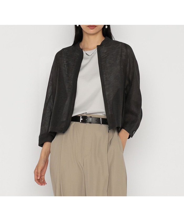 【コムサ/COMME CA】の綿麻からみ 麻メッシュブルゾン インテリア・キッズ・メンズ・レディースファッション・服の通販 founy(ファニー) https://founy.com/ ファッション Fashion レディースファッション WOMEN アウター Coat Outerwear ブルゾン Blouson/Jackets ギャザー Gather ジャケット Jacket フロント Front ブルゾン Blouson ポケット Pocket メッシュ Mesh リネン Linen 切替 Switching 夏 Summer |ID: prp329100004512795 ipo3291000000031880112