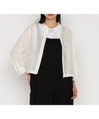 【コムサ/COMME CA】の綿麻からみ 麻メッシュブルゾン 01:ホワイト|ID: prp329100004512795 ipo3291000000031880114