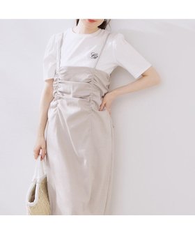 【クチュール ブローチ/Couture Brooch】のシャーリングデザインキャミワンピース 人気、トレンドファッション・服の通販 founy(ファニー) ファッション Fashion レディースファッション WOMEN ワンピース Dress キャミワンピース No Sleeve Dresses インナー Inner キャミワンピース Cami Dress シャーリング Shirring トレンド Trend ポケット Pocket |ID:prp329100004512867