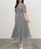 【ジュノア/JUNOAH】のCENEA 2wayVネックシアーコルセットワンピース ブルーグレー|ID: prp329100004513017 ipo3291000000032688483