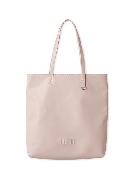 【ファーファー/FURFUR】のエンボスロゴトートバッグL インテリア・キッズ・メンズ・レディースファッション・服の通販 founy(ファニー) 　ファッション　Fashion　レディースファッション　WOMEN　バッグ　Bag　キーホルダー　Key Ring　ショルダー　Shoulder　チャーム　Charm　トレンド　Trend　ポケット　Pocket　定番　Standard　旅行　Travel　PNK[066]|ID: prp329100004513073 ipo3291000000031883810