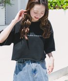 【アイテムズアーバンリサーチ/ITEMS URBAN RESEARCH】のハクプリントロゴTシャツ BLK|ID: prp329100004513155 ipo3291000000033539059