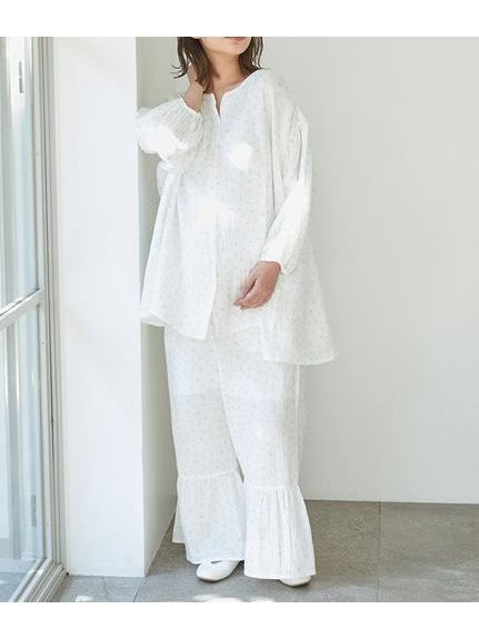 【ジェラート ピケ/gelato pique / KIDS】の【販路限定】マタニティガーゼロングパンツ インテリア・キッズ・メンズ・レディースファッション・服の通販 founy(ファニー) https://founy.com/ ファッション Fashion キッズファッション Fashion for Kids ボトムス Bottoms シャーリング Shirring, Ruched ストライプ Stripe, Striped Pattern ダブル Double, Double-Breasted フィット Fit, Slim Fit フェミニン Feminine, Girly フリル Frill, Ruffle ポケット Pocket, Pocket Detail ロング Long, Long-Length ワンポイント One Point, Statement Accent |ID: prp329100004513184 ipo3291000000032699324