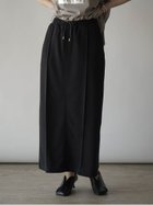 【ラシュッド/LASUD】のジャージナロースカート ブラック|ID: prp329100004513311 ipo3291000000031886325
