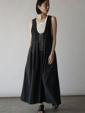 【ラシュッド/LASUD】の2WAYロゴテープジャンパースカート 人気、トレンドファッション・服の通販 founy(ファニー) ファッション Fashion レディースファッション Fashion for Women スカート Skirts おすすめ Recommended / Our Picks インナー Innerwear キャミソール Camisole, Spaghetti Strap Top スポーツ Sports, Activewear タンク Tank Top, Sleeveless Top ポケット Pocket, Pocket Detail 夏 Summer 軽量 Lightweight, Ultra Light |ID:prp329100004513375