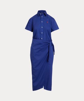 【ラルフローレン/RALPH LAUREN】のコットン ツイル フェイクラップ シャツドレス 人気、トレンドファッション・服の通販 founy(ファニー) ファッション Fashion レディースファッション WOMEN トップス・カットソー Tops/Tshirt シャツ/ブラウス Shirts/Blouses ワンピース Dress ドレス Party Dresses クラシック Classic ストレート Straight ツイル Twill ドレス Dress フィット Fit ラップ Wrap 半袖 Short Sleeve |ID:prp329100004513709