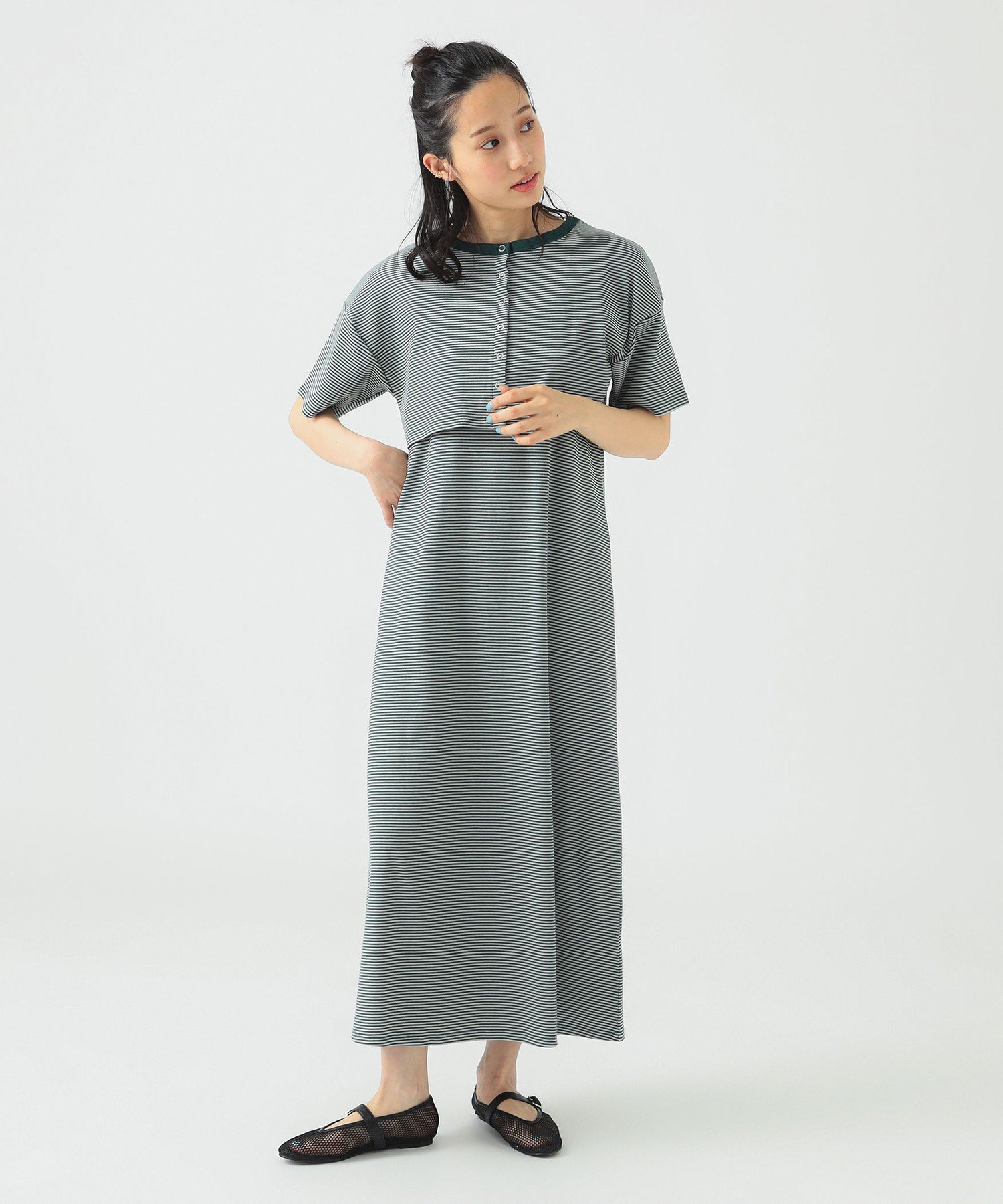 【ビーミングライフストアバイビームス/B:MING LIFE STORE by BEAMS】の【2点セット】マルチWAY カーディガン * ワンピース(S~M) 25SS 着回し 旅行 おでかけ ウォッシャブル インテリア・キッズ・メンズ・レディースファッション・服の通販 founy(ファニー) 　ファッション　Fashion　レディースファッション　WOMEN　ワンピース　Dress　ウェーブ　Wave　ウォッシャブル　Washable　くるぶし　Ankle　カーディガン　Cardigan　クロップド　Cropped　バランス　Balance　おすすめ　Recommend　旅行　Travel　2025年　2025　2025春夏・S/S　Ss,Spring/Summer,2025　GREEN|ID: prp329100004513736 ipo3291000000032368306