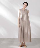 【ナノ ユニバース/nano universe】のmade in india コットンノースリーブワンピース グレージュ3|ID: prp329100004513814 ipo3291000000031890774