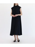 【ラシュッド/LASUD】のタックネックワンピース ネイビー|ID: prp329100004513834 ipo3291000000032722572