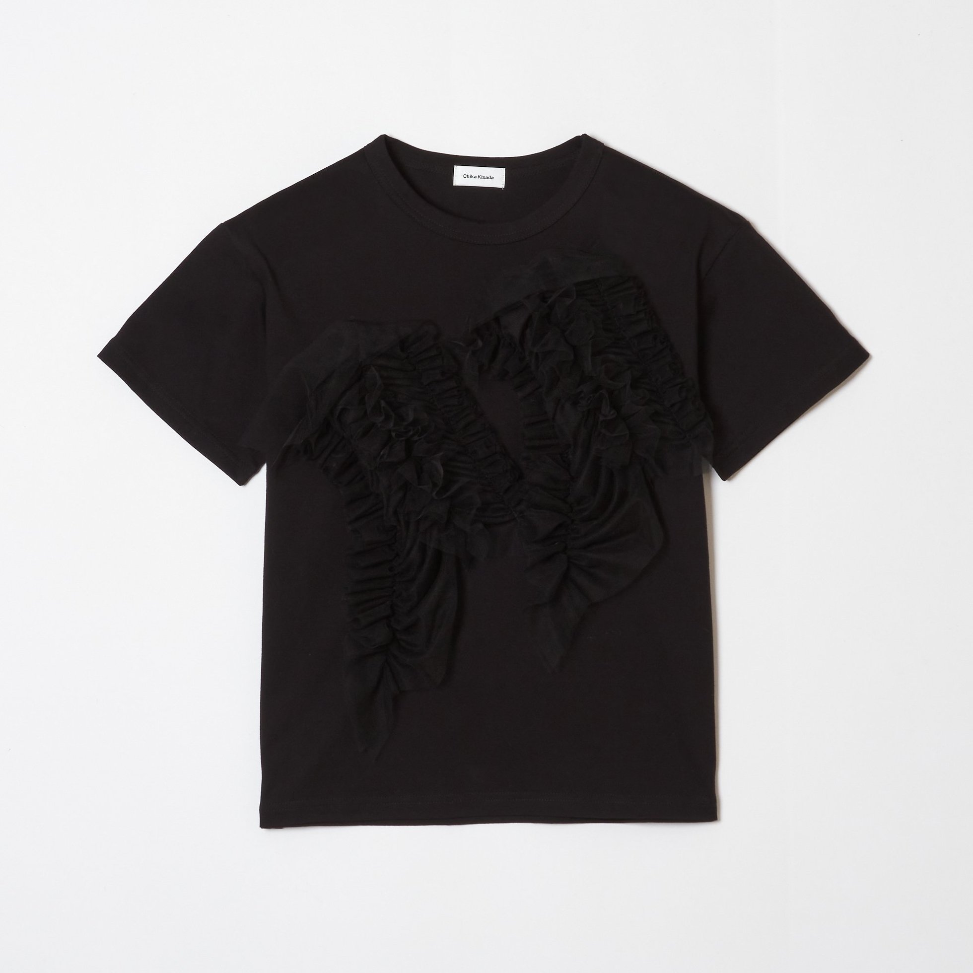 【チカ キサダ/CHIKA KISADA】のTシャツ インテリア・キッズ・メンズ・レディースファッション・服の通販 founy(ファニー) 　ファッション　Fashion　レディースファッション　WOMEN　トップス・カットソー　Tops/Tshirt　シャツ/ブラウス　Shirts/Blouses　ロング / Tシャツ　T-Shirts　Black|ID: prp329100004513849 ipo3291000000031993860