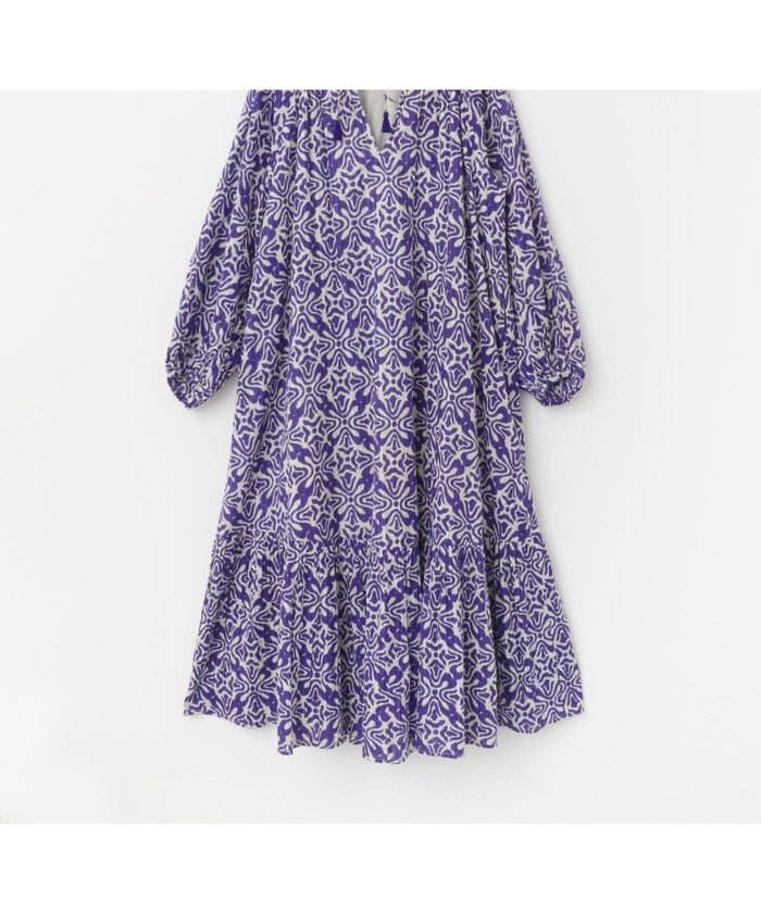 【アーバンリサーチ ロッソ/URBAN RESEARCH ROSSO】のsara mallika COTTON LUREX RIPPLE PRINT DRESS インテリア・キッズ・メンズ・レディースファッション・服の通販 founy(ファニー) https://founy.com/ ファッション Fashion レディースファッション WOMEN ワンピース Dress ドレス Party Dresses 2025年 2025 2025春夏・S/S Ss,Spring/Summer,2025 インド India ドレス Dress プリント Print モチーフ Motif ロング Long 夏 Summer S/S・春夏 Ss・Spring/Summer |ID: prp329100004513885 ipo3291000000031891198