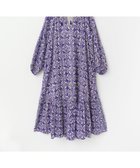 【アーバンリサーチ ロッソ/URBAN RESEARCH ROSSO】のsara mallika COTTON LUREX RIPPLE PRINT DRESS BLUE|ID: prp329100004513885 ipo3291000000031891199