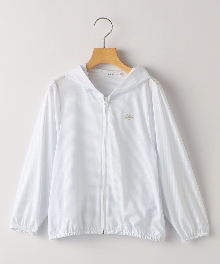 【シップス/SHIPS / KIDS】のSHIPS KIDS 140~150cm / 接触冷感/UVカット サンシェード フーディー インテリア・キッズ・メンズ・レディースファッション・服の通販 founy(ファニー) https://founy.com/ ファッション Fashion キッズファッション KIDS ボーダー Border ポケット Pocket 夏 Summer 春 Spring S/S・春夏 Ss・Spring/Summer 羽織 Haori |ID: prp329100004514118 ipo3291000000031893174