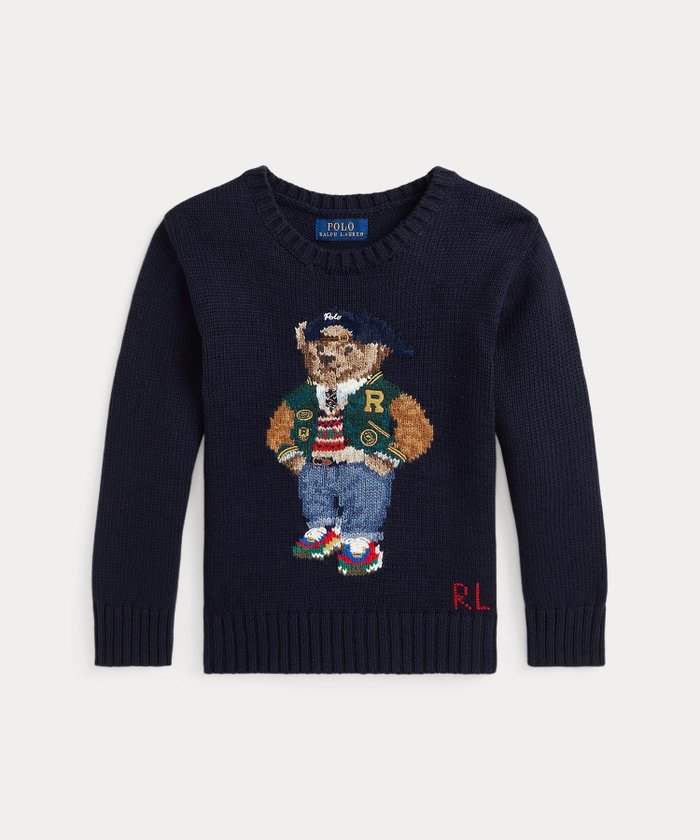 【ラルフローレン/RALPH LAUREN / KIDS】の(ボーイズ 2才~7才)Polo ベア クルーネック セーター インテリア・キッズ・メンズ・レディースファッション・服の通販 founy(ファニー) https://founy.com/ ファッション Fashion キッズファッション KIDS カフス Cuffs クール Cool セーター Sweater 人気 Popularity 長袖 Long Sleeve フロント Front ボーイズ Boys リブニット Rib Knit |ID: prp329100004514161 ipo3291000000031893455