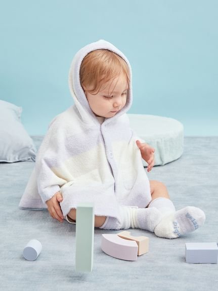【ジェラート ピケ/gelato pique / KIDS】の【BABY】スムーズィーブロックボーダーポンチョ インテリア・キッズ・メンズ・レディースファッション・服の通販 founy(ファニー) https://founy.com/ ファッション Fashion キッズファッション KIDS |ID: prp329100004514178 ipo3291000000031893545