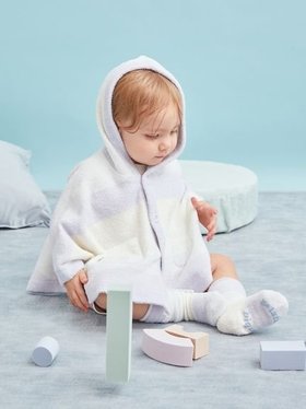 【ジェラート ピケ/gelato pique / KIDS】の【BABY】スムーズィーブロックボーダーポンチョ 人気、トレンドファッション・服の通販 founy(ファニー) ファッション Fashion キッズファッション KIDS |ID:prp329100004514178