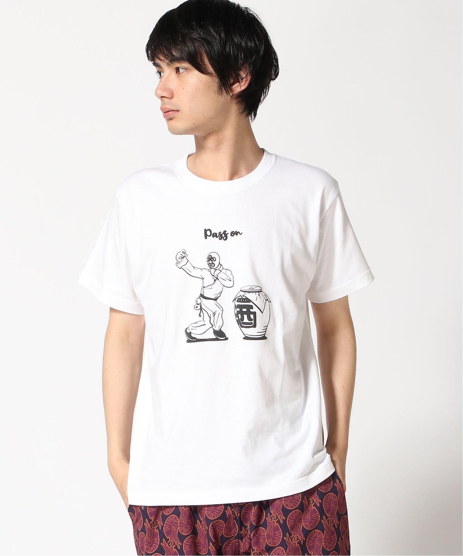 【ジムマスター/gym master / MEN】のgym master/5.6oz Pass on Tee インテリア・キッズ・メンズ・レディースファッション・服の通販 founy(ファニー) 　ファッション　Fashion　メンズファッション　MEN　クラシカル　Classical　スポーツ　Sports　半袖　Short Sleeve　ホワイト|ID: prp329100004514199 ipo3291000000031893658