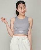 【その他のブランド/Other】の【カップ取り外し可】カップ付きテレコショート丈タンク グレー|ID: prp329100004514207 ipo3291000000031893698