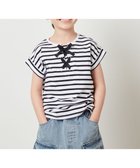 【アー ヴェー ヴェー/a.v.v / KIDS】の100-130 フロントレースUPTシャツ アイボリー|ID: prp329100004514212 ipo3291000000031893708