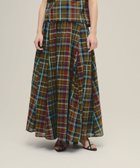 【ジーナシス/JEANASiS】のMade In India Madras Check Skirt グリーン系その他|ID: prp329100004514246 ipo3291000000031893882
