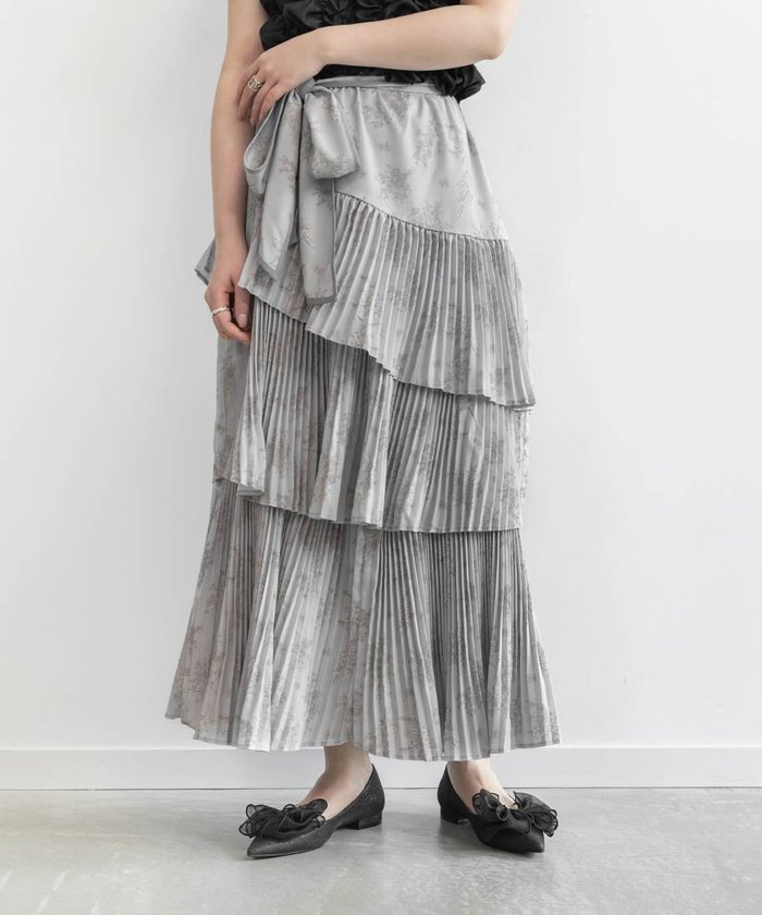 【ランダ/RANDA】のトワルドゥジュイティアードスカート インテリア・キッズ・メンズ・レディースファッション・服の通販 founy(ファニー) https://founy.com/ ファッション Fashion レディースファッション Fashion for Women スカート Skirts ティアードスカート Tiered Skirts アシンメトリー Asymmetrical Style クラシカル Classical, Vintage-Inspired シンプル Simple, Minimal フレア Flare, Flared プリーツ Pleats, Pleated エレガント 上品 Elegant |ID: prp329100004514255 ipo3291000000032712543