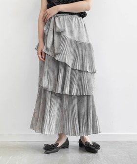 【ランダ/RANDA】のトワルドゥジュイティアードスカート 人気、トレンドファッション・服の通販 founy(ファニー) ファッション Fashion レディースファッション Fashion for Women スカート Skirts ティアードスカート Tiered Skirts アシンメトリー Asymmetrical Style クラシカル Classical, Vintage-Inspired シンプル Simple, Minimal フレア Flare, Flared プリーツ Pleats, Pleated エレガント 上品 Elegant |ID:prp329100004514255