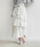 【ランダ/RANDA】のトワルドゥジュイティアードスカート 人気、トレンドファッション・服の通販 founy(ファニー) ファッション Fashion レディースファッション Fashion for Women スカート Skirts ティアードスカート Tiered Skirts アシンメトリー Asymmetrical Style クラシカル Classical, Vintage-Inspired シンプル Simple, Minimal フレア Flare, Flared プリーツ Pleats, Pleated エレガント 上品 Elegant thumbnail WHITE|ID: prp329100004514255 ipo3291000000032712548