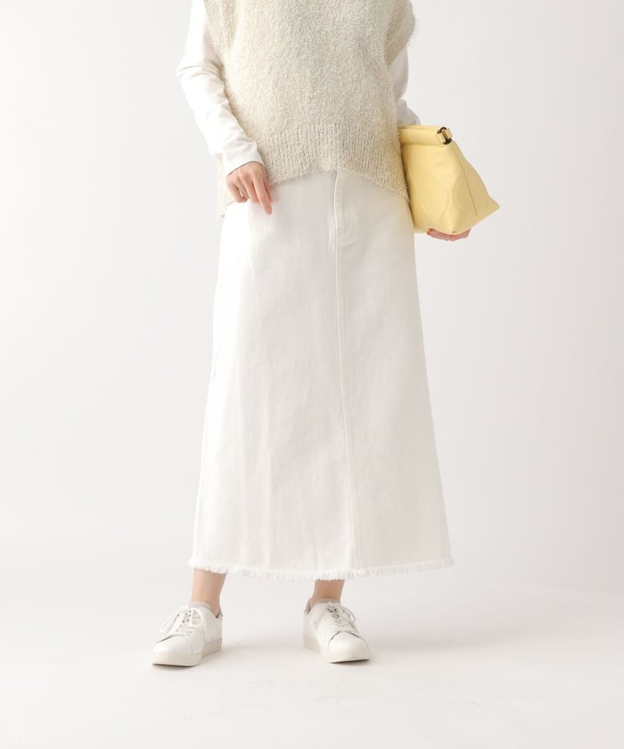 【エルーラ/Elura】のデニムフリンジスカート/ 455472 インテリア・キッズ・メンズ・レディースファッション・服の通販 founy(ファニー) https://founy.com/ ファッション Fashion レディースファッション WOMEN スカート Skirt スリット Slit デニム Denim 再入荷 Restock/Back In Stock/Re Arrival 夏 Summer 春 Spring S/S・春夏 Ss・Spring/Summer |ID: prp329100004514259 ipo3291000000031893943