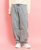 【ピンク ラテ/PINK-latte / KIDS】のバレルレッグデニム 人気、トレンドファッション・服の通販 founy(ファニー) ファッション Fashion キッズファッション KIDS ガーリー Girly スタイリッシュ Stylish スニーカー Sneakers デニム Denim トレンド Trend フィット Fit ポケット Pocket リラックス Relax ワイド Wide 再入荷 Restock/Back In Stock/Re Arrival おすすめ Recommend thumbnail ブルー|ID: prp329100004514301 ipo3291000000031968914