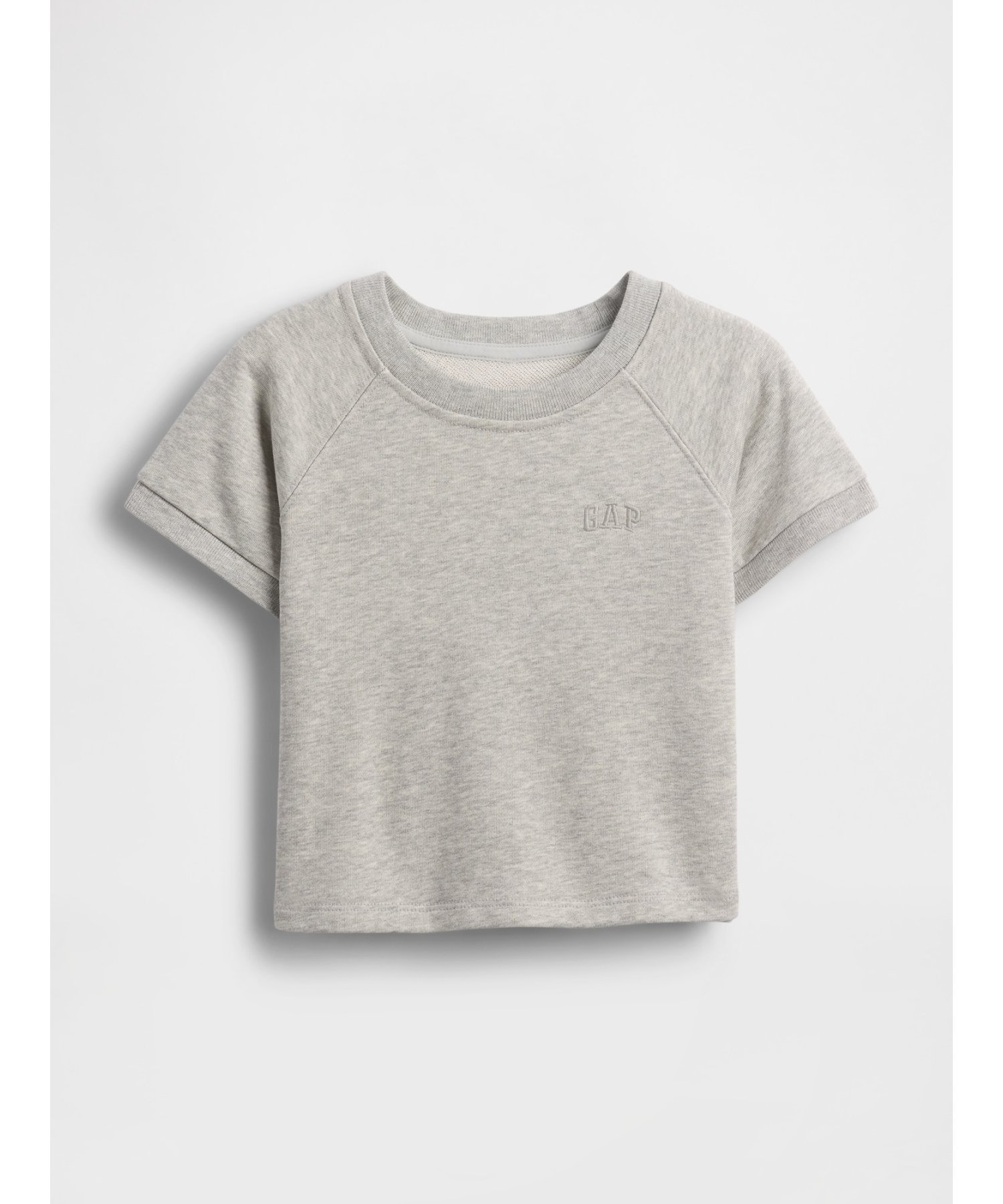 【ギャップ/GAP / KIDS】のbabyGap テリー クルーネックTシャツ インテリア・キッズ・メンズ・レディースファッション・服の通販 founy(ファニー) 　ファッション　Fashion　キッズファッション　KIDS　インナー　Inner　キャミソール　Camisole　サマー　Summer　ショート　Short　シンプル　Simple　スリーブ　Sleeve　L_GRAY|ID: prp329100004514430 ipo3291000000031894887