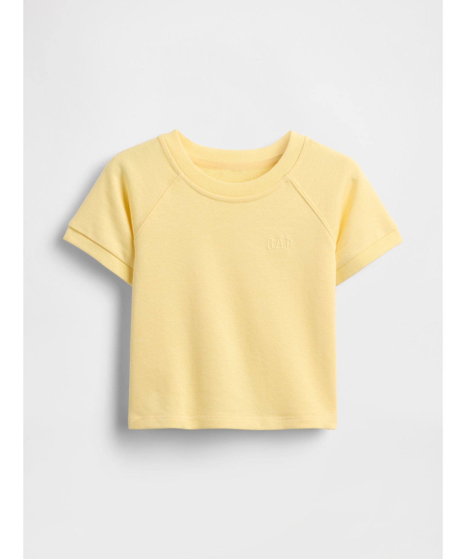 【ギャップ/GAP / KIDS】のbabyGap テリー クルーネックTシャツ インテリア・キッズ・メンズ・レディースファッション・服の通販 founy(ファニー) 　ファッション　Fashion　キッズファッション　KIDS　インナー　Inner　キャミソール　Camisole　サマー　Summer　ショート　Short　シンプル　Simple　スリーブ　Sleeve　PALE_BANANA_12|ID: prp329100004514430 ipo3291000000031894888