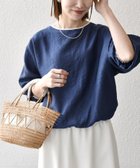 【シップス フォー ウィメン/SHIPS】のSHIPS any 洗濯機可能 フラワー ジャカード ドルマン パイピング ブラウス ネイビー|ID: prp329100004514438 ipo3291000000031894924