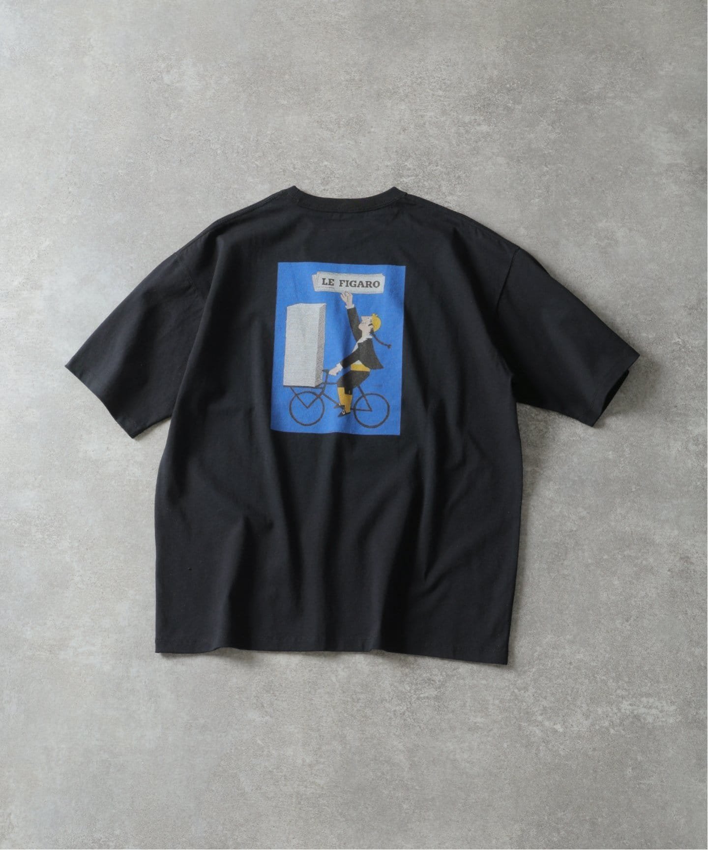 【エディフィス/EDIFICE】のSAVIGNAC (サヴィニャック) 別注 French Company プリント Tシャツ インテリア・キッズ・メンズ・レディースファッション・服の通販 founy(ファニー) 　ファッション　Fashion　レディースファッション　WOMEN　トップス・カットソー　Tops/Tshirt　シャツ/ブラウス　Shirts/Blouses　ロング / Tシャツ　T-Shirts　2025年　2025　2025春夏・S/S　Ss,Spring/Summer,2025　コレクション　Collection　シンプル　Simple　フランス　France　プリント　Print　別注　Special Order　ブラック A|ID: prp329100004514624 ipo3291000000031896217