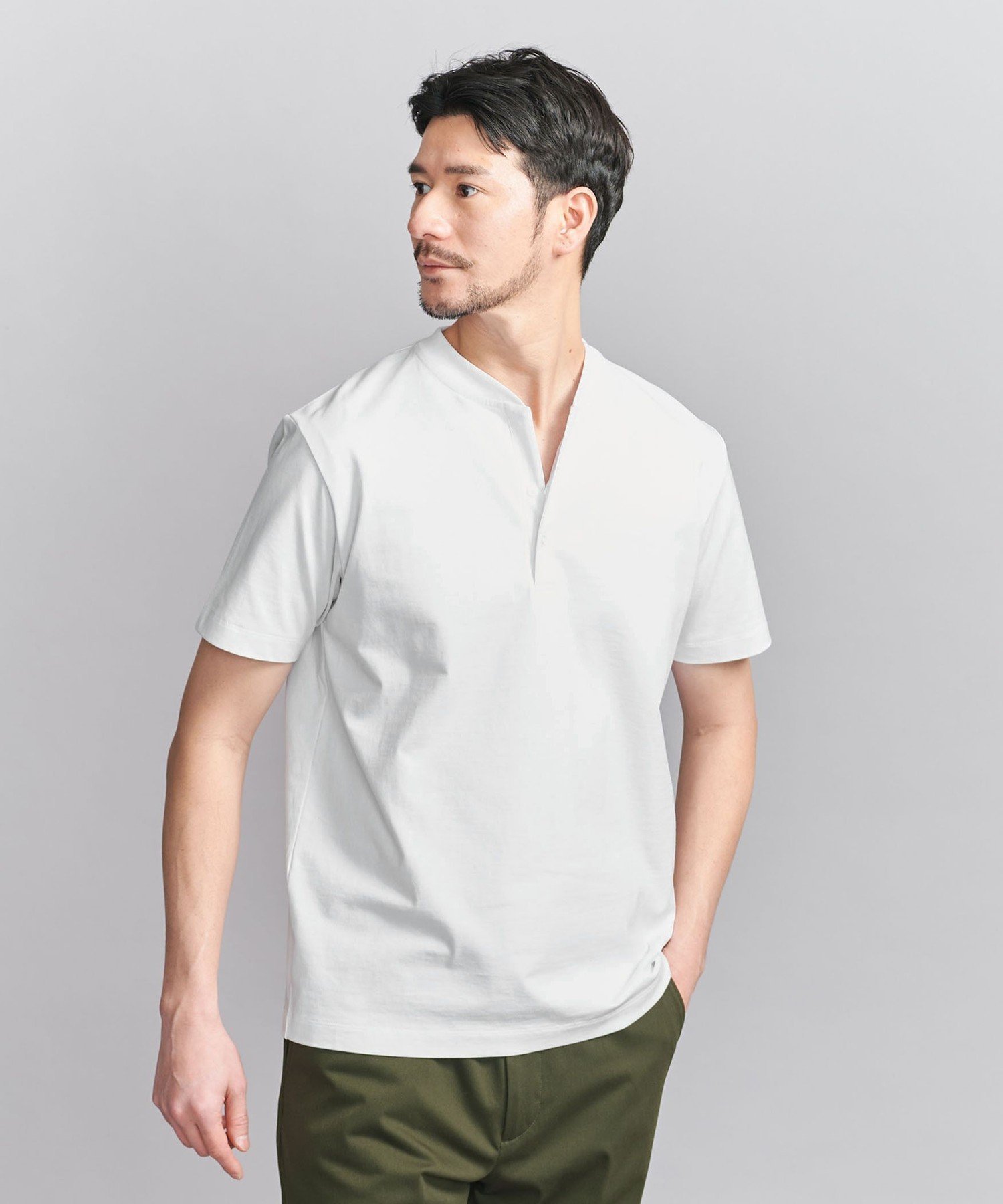 【ビューティ&ユース ユナイテッドアローズ/BEAUTY&YOUTH / UNITED ARROWS / MEN】の【WEB限定 WARDROBE SMART】クリア ガスコットン ヘンリーネック カットソー【抗菌・防臭】 人気、トレンドファッション・服の通販 founy(ファニー) 　ファッション　Fashion　メンズファッション　MEN　トップス・カットソー　Tops/Tshirt/Men　インナー　Inner　カットソー　Cut And Sew　抗菌　Antibacterial　ジャケット　Jacket　スキッパー　Skipper　スマート　Smart　スリム　Slim　バランス　Balance　パターン　Pattern　ファブリック　Fabric　フィット　Fit　モックネック　Mock Neck　おすすめ　Recommend　ビジネス 仕事 通勤　Business　 other-1|ID: prp329100004514661 ipo3291000000031958100