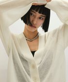 【アダム エ ロペ/ADAM ET ROPE'】の【WEB限定】・【サステナブル】リネンMIXシアーカーディガン オフホワイト(15)|ID: prp329100004514746 ipo3291000000031996045