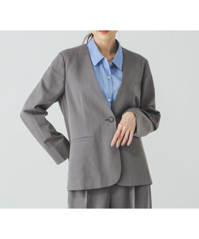 【グローバルワーク/GLOBAL WORK】のウツクシルエットDRYジャケット/290026 インテリア・キッズ・メンズ・レディースファッション・服の通販 founy(ファニー) https://founy.com/ ファッション Fashion レディースファッション Fashion for Women アウター Coat / Outerwear Collection レディースジャケット・軽アウター Jackets ショート Short, Short Length ジャケット Jacket, Outerwear ストレッチ Stretch, Stretchy Fabric ミドル Middle Length, Mid Height ワイド Wide, Wide Fit 夏 Summer |ID: prp329100004514776 ipo3291000000032647697